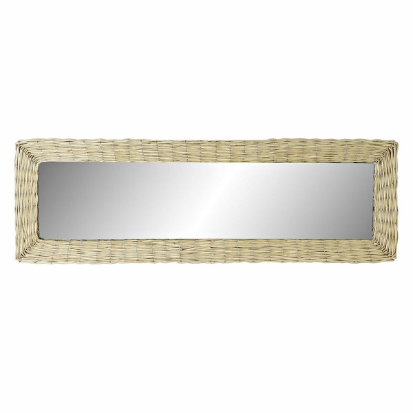 Τοίχο καθρέφτη DKD Home Decor λυγαριά (132 x 4 x 43 cm)