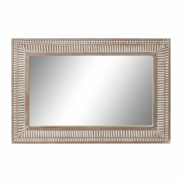 Τοίχο καθρέφτη DKD Home Decor Κρυστάλλινο Φυσικό Ξύλο MDF Μαρινάτος (60 x 2,5 x 91,5 cm)