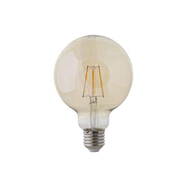 Λάμπα LED DKD Home Decor E27 Κεχριμπάρι A++ 220 V 4 W 450 lm (9,5 x 9,5 x 14,2 cm)