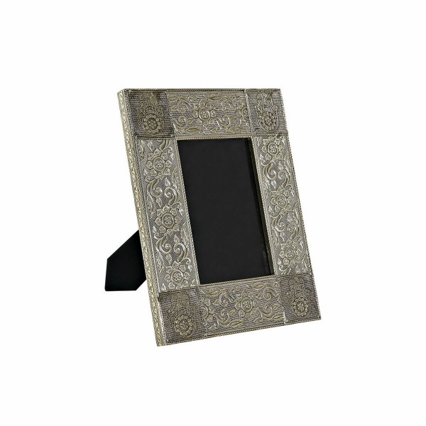 Κορνίζα DKD Home Decor Σαμπάνια Ξύλο Αλουμίνιο Άραβας Χρώμα Malva (20 x 1 x 25 cm) (1)