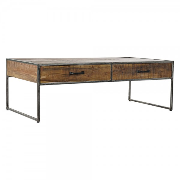 Τραπεζάκι Καφέ DKD Home Decor Μέταλλο ξύλο ακακίας Ανακυκλωμένο ξύλο (120 x 60 x 40 cm)