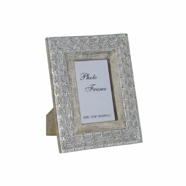 Κορνίζα DKD Home Decor Κρυστάλλινο Μέταλλο Ξύλο από Μάνγκο Ινδός Ξύλο MDF