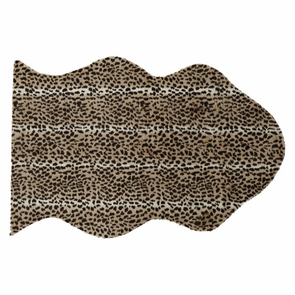 Χαλί DKD Home Decor Μαύρο Πορτοκαλί Αποικιακό Ζούγκλα (60 x 90 x 2 cm)