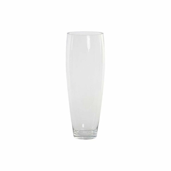 Βάζο DKD Home Decor Κρυστάλλινο Διαφανές (14 x 14 x 40.5 cm) (15 cm)