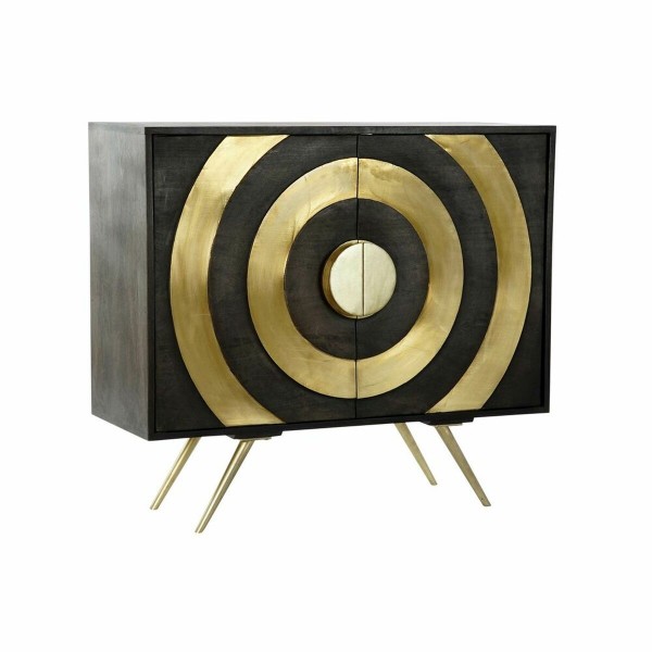Σκευοθήκη DKD Home Decor Χρυσό Ορείχαλκος Ξύλο από Μάνγκο