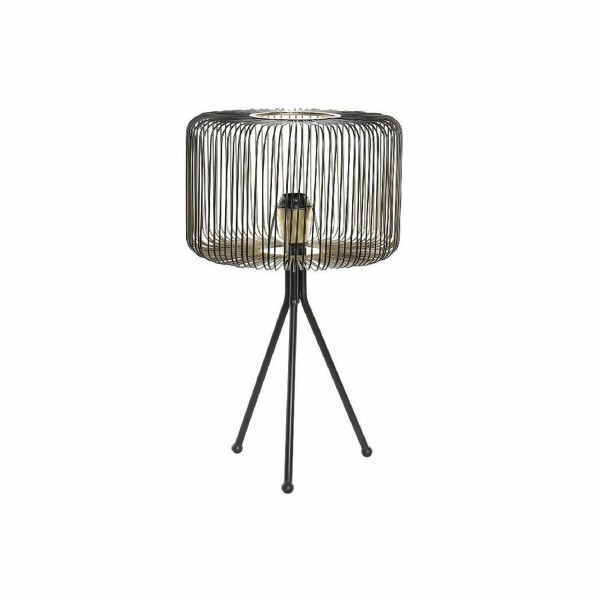 Επιτραπέζιο Φωτιστικό DKD Home Decor Μαύρο Μέταλλο 220 V Χρυσό 50 W (33 x 33 x 56 cm)