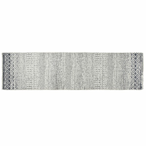 Χαλί DKD Home Decor Λευκό Γκρι πολυεστέρας βαμβάκι (60 x 240 x 1 cm)