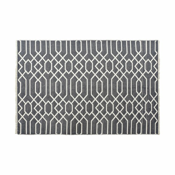 Χαλί DKD Home Decor Λευκό Γκρι πολυεστέρας βαμβάκι (120 x 180 x 1 cm)