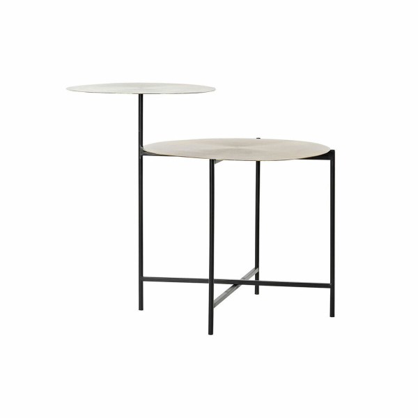 Βοηθητικό Τραπέζι DKD Home Decor Μαύρο Χρυσό Αλουμίνιο Σύγχρονη (73 x 53 x 61 cm)