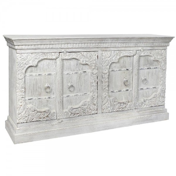 Σκευοθήκη DKD Home Decor Μέταλλο Ξύλο από Μάνγκο (190 x 43 x 100 cm)