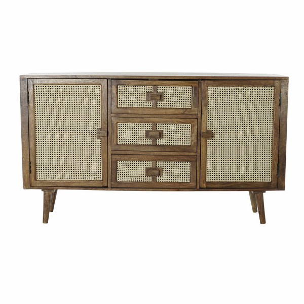 Σκευοθήκη DKD Home Decor ρατάν Ξύλο από Μάνγκο (150.5 x 40.5 x 86 cm)