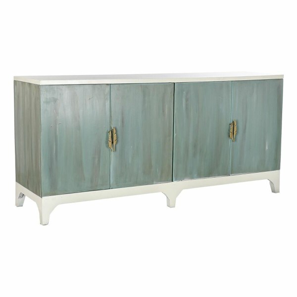Σκευοθήκη DKD Home Decor Τυρκουάζ Μπεζ Μέταλλο Ξύλο (180 x 50 x 85 cm)