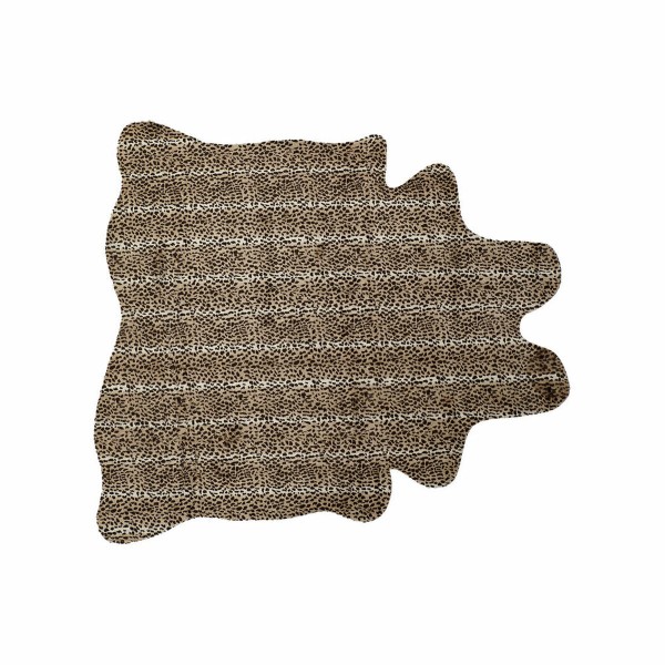 Χαλί DKD Home Decor Καφέ Αποικιακό Σκούρο καφέ Ζούγκλα (160 x 150 x 2 cm)