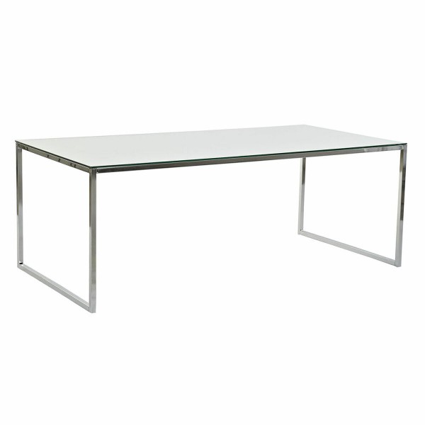Τραπεζάκι Καφέ DKD Home Decor Καθρέφτης Χάλυβας (120 x 60 x 44 cm)