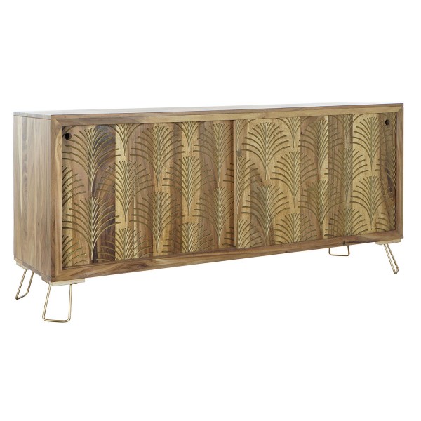 Σκευοθήκη DKD Home Decor Μέταλλο Rosewood (160 x 45 x 75 cm)