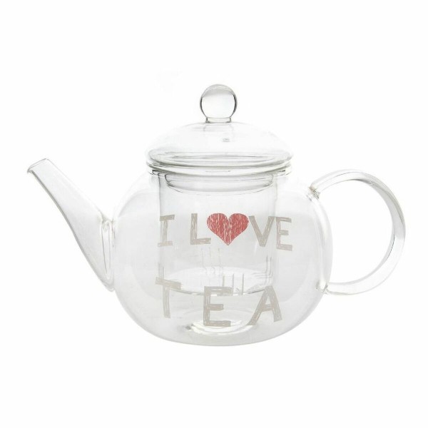 Τσαγιέρα DKD Home Decor Διαφανές (250 ml) (14 x 8 x 15 cm)