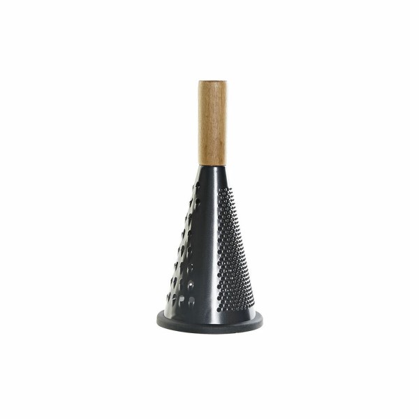 Τρίφτης DKD Home Decor Ανοξείδωτο ατσάλι ξύλο ακακίας (11.5 x 11.5 x 25.5 cm)