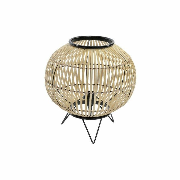 Επιτραπέζιο Φωτιστικό DKD Home Decor Μαύρο Μέταλλο Καφέ Διακοσμητική κανάτα (36 x 36 x 37 cm)
