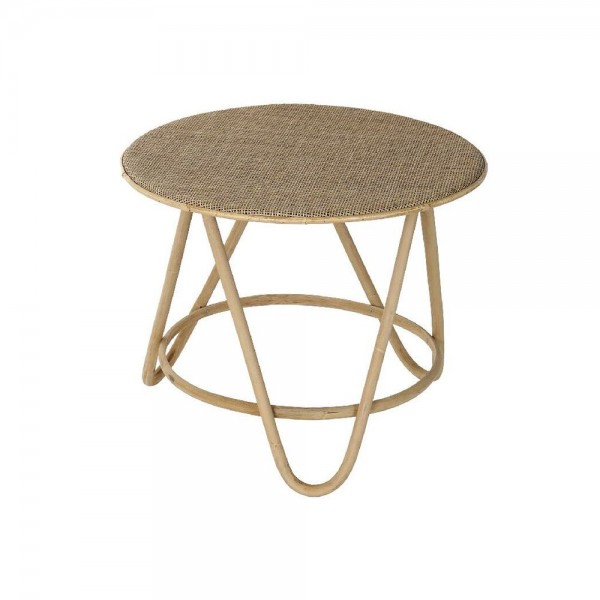 Βοηθητικό Τραπέζι DKD Home Decor Καφέ ρατάν (61 x 61 x 50 cm)