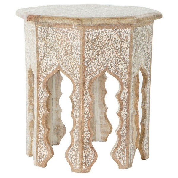 Βοηθητικό Τραπέζι DKD Home Decor Ξύλο από Μάνγκο (49 x 49 x 53.5 cm)