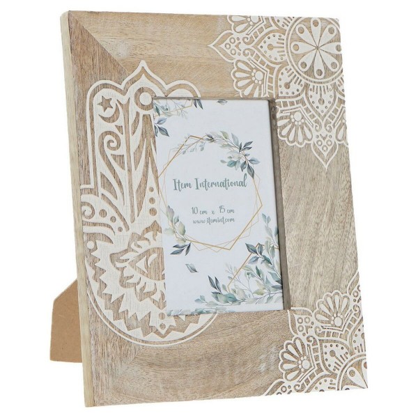 Κορνίζα DKD Home Decor S3021595 Καφέ Ξύλο από Μάνγκο Ινδός (20 x 2 x 25,5 cm)