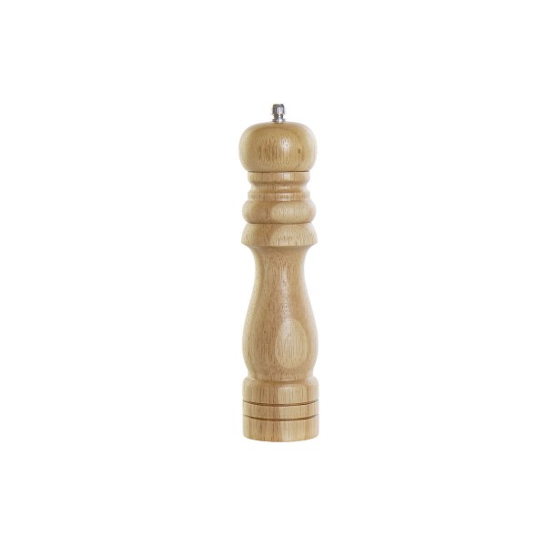Αλατιέρα-Πιπεριέρα DKD Home Decor Φυσικό ξύλο καουτσούκ (5 x 5 x 21 cm)