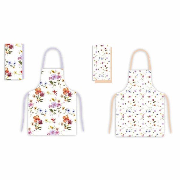 Ποδιά DKD Home Decor βαμβάκι Shabby Chic (60 x 0.5 x 80 cm) (2 pcs) (40 x 5 x 60 cm)