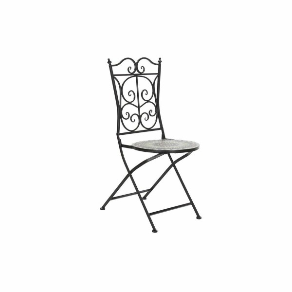 Hagestol DKD Home Decor Μαύρο Κεραμικά Πολύχρωμο Σφυρηλατημένο (39 x 50 x 93 cm)