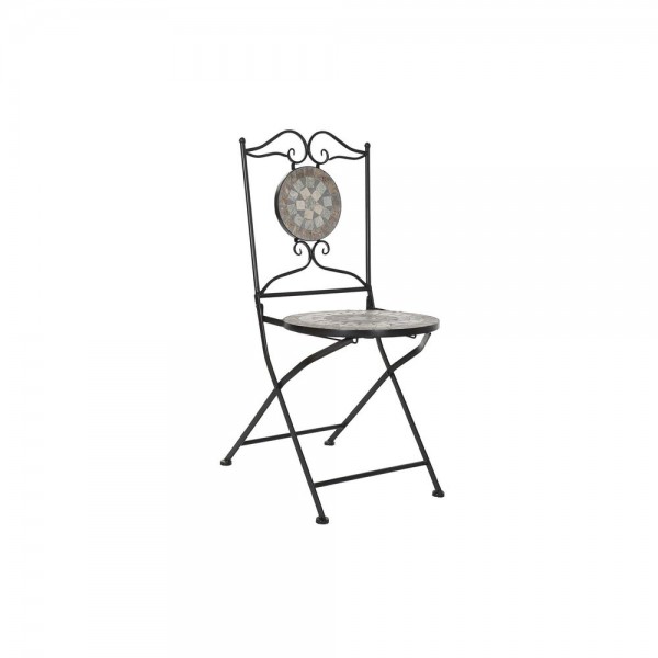 Hagestol DKD Home Decor Κεραμικά Μαύρο Σφυρηλατημένο (42 x 50 x 90 cm)