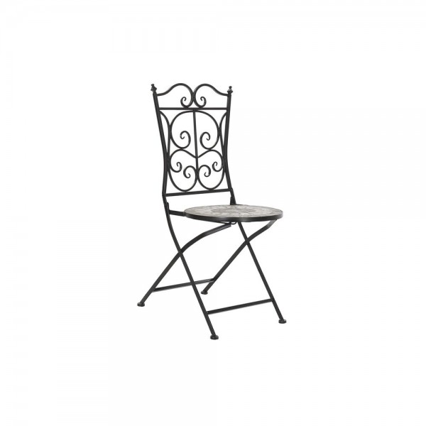 Hagestol DKD Home Decor Μαύρο Κεραμικά Πολύχρωμο Σφυρηλατημένο (39 x 50 x 93 cm)