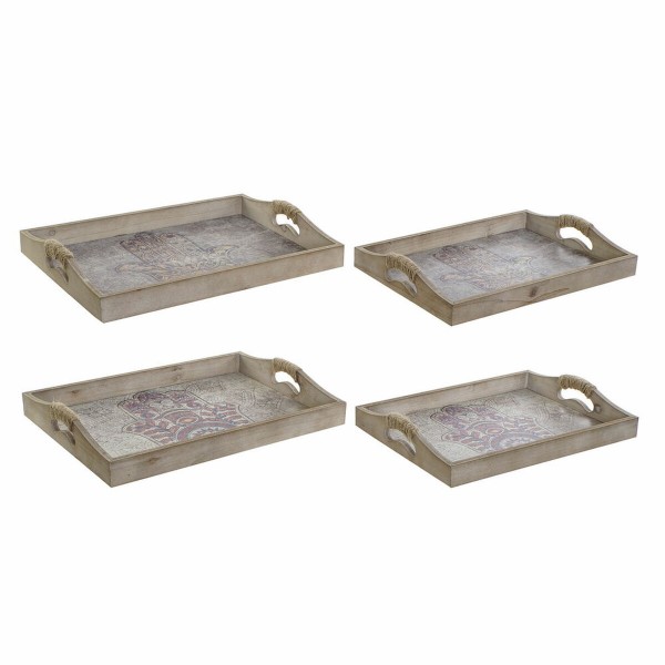 Δίσκος DKD Home Decor (2 pcs) (40 x 30 x 6 cm)