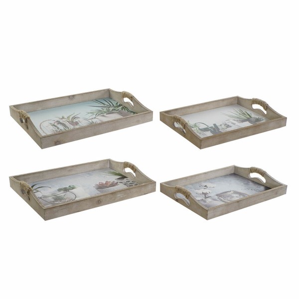 Δίσκος DKD Home Decor (2 pcs) (40 x 30 x 6 cm)