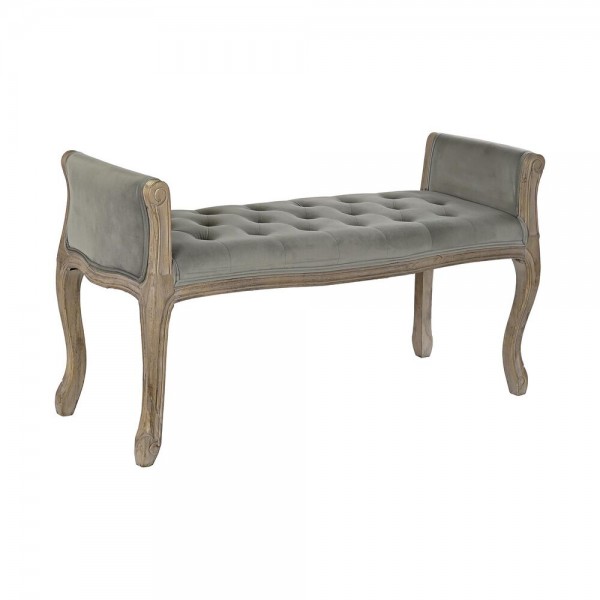 Σκαμπό DKD Home Decor   Γκρι πολυεστέρας Βελούδο ξύλο καουτσούκ (109 x 39 x 60 cm)