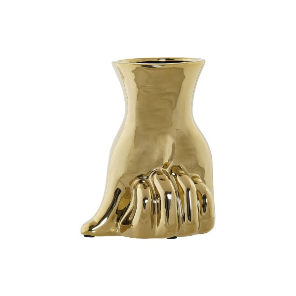 Βάζο DKD Home Decor Χρυσό Πήλινα (17 x 12 x 21 cm)