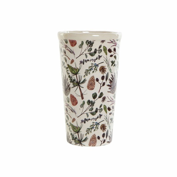 Βάζο DKD Home Decor Μπλε Ανανάς Πράσινο (14 x 14 x 25 cm)