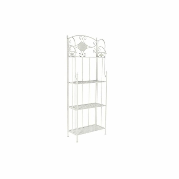 Ράφια DKD Home Decor Λευκό Μέταλλο 4 Ράφια (61 x 29 x 163,5 cm) (61 x 29 x 163,5 cm)