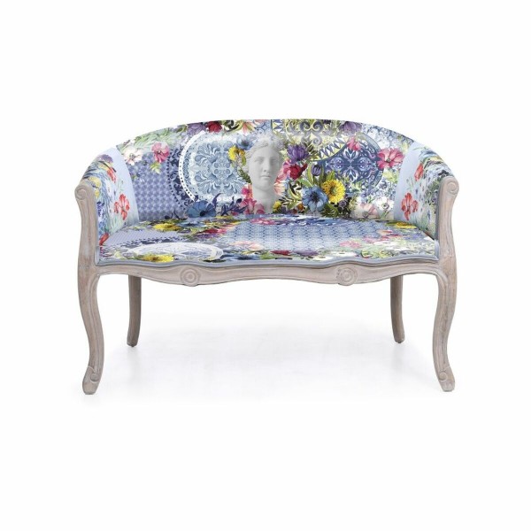 Καναπές DKD Home Decor Έλατο Μπλε πολυεστέρας (107 x 61 x 70 cm)