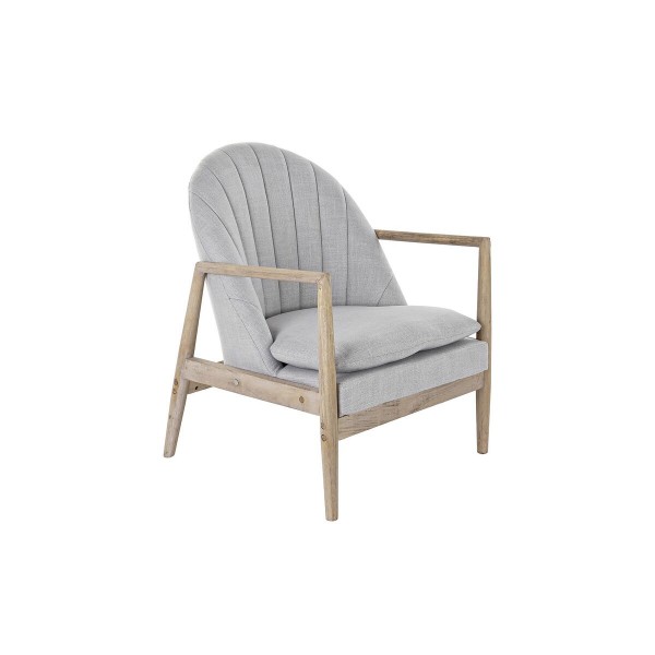Κάθισμα DKD Home Decor Φυσικό Ανοιχτό Γκρι Έλατο 68 x 69 x 89 cm