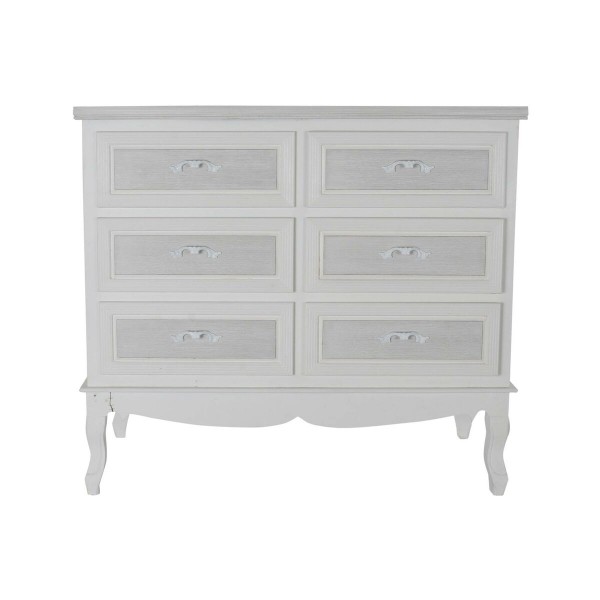 Συρταριέρα DKD Home Decor Ξύλο MDF Λευκό (100 x 40 x 87 cm)