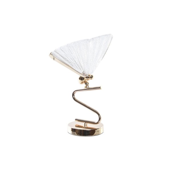 Επιτραπέζιο Φωτιστικό DKD Home Decor Χρυσό Πεταλούδα 220 V (18 x 18 x 41 cm)