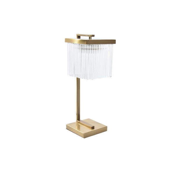 Επιτραπέζιο Φωτιστικό DKD Home Decor Χρυσό (17 x 17 x 48 cm)