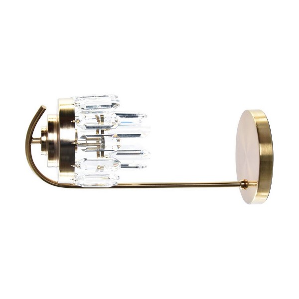 Επιτραπέζιο Φωτιστικό DKD Home Decor Κρυστάλλινο Χρυσό Μέταλλο (18 x 18 x 40 cm)
