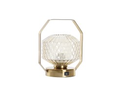 Επιτραπέζιο Φωτιστικό DKD Home Decor Χρυσό 220 V (22 x 20 x 26,5 cm)