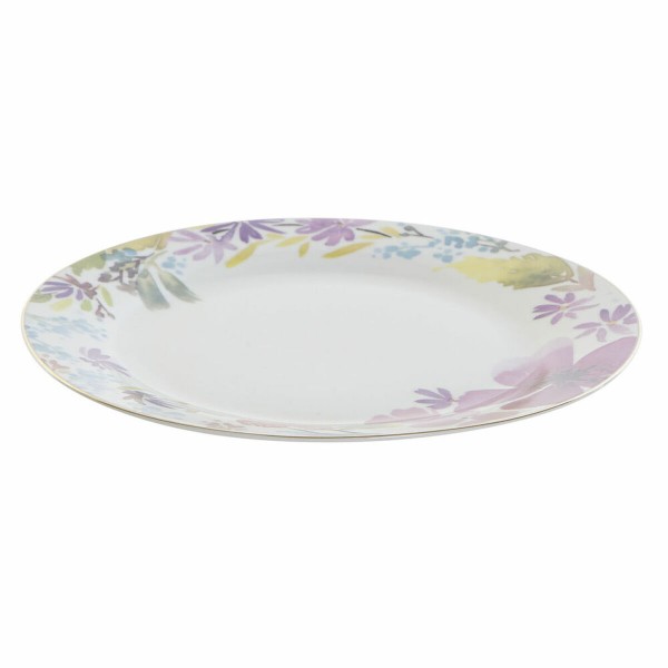 Flatplater DKD Home Decor Blomster (27 x 27 x 2 cm) (2 pcs)