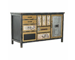 Σκευοθήκη DKD Home Decor Έλατο Μέταλλο (120 x 50 x 74 cm)