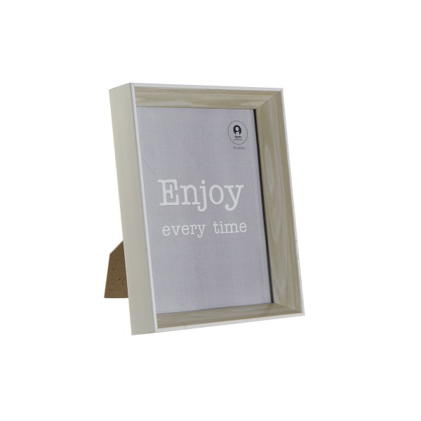 Κορνίζα DKD Home Decor Φυσικό Λευκό PS Σκανδιναβικός (17 x 4 x 22 cm)