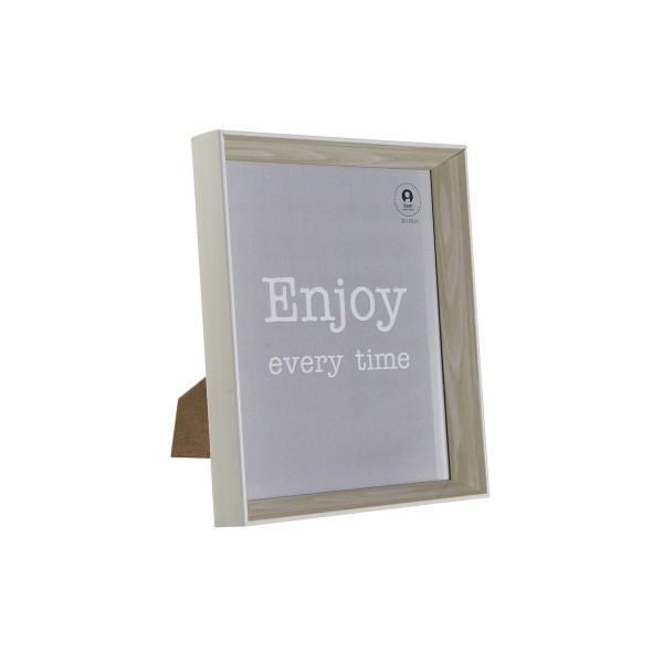 Κορνίζα DKD Home Decor Φυσικό Λευκό PS Σκανδιναβικός (22 x 4 x 27 cm)