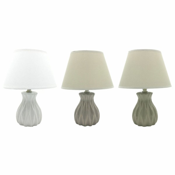 Επιτραπέζιο Φωτιστικό DKD Home Decor Πράσινο πολυεστέρας Πήλινα (3 pcs) (20 x 20 x 28 cm)