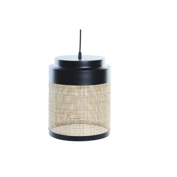 Φωτιστικό Οροφής DKD Home Decor Φυσικό Μαύρο 220 V 50 W (24 x 24 x 29 cm)