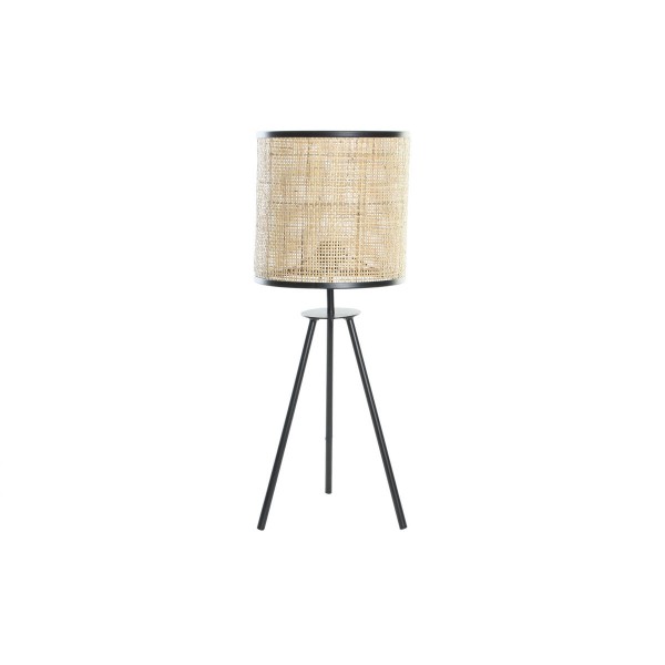 Επιτραπέζιο Φωτιστικό DKD Home Decor Φυσικό Μαύρο 220 V 50 W (25 x 25 x 63 cm)